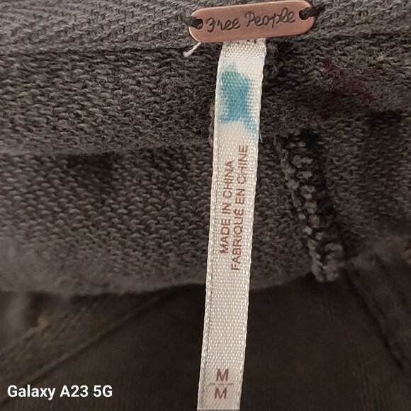 Free People Womens Hooded Jacket Charcoal Gray Size M Cotton & Tencel Blend grun - Picture 5 of 7